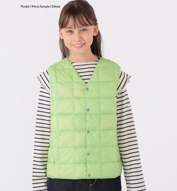 SHIPS KIDS「【WEB限定】TAION:100～150cm / キッズ インナー ダウン ベスト」|ダウンベスト・ベスト|