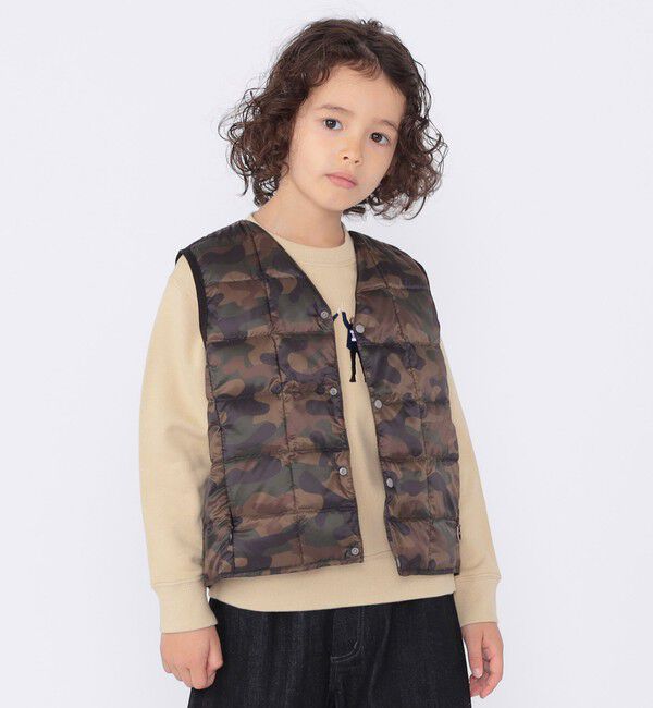 SHIPS KIDS「【WEB限定】TAION:100～150cm / キッズ インナー ダウン ベスト」|ダウンベスト・ベスト|