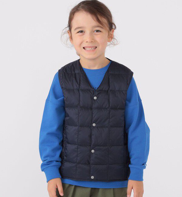 SHIPS KIDS「【WEB限定】TAION:100～150cm / キッズ インナー ダウン ベスト」|ダウンベスト・ベスト|