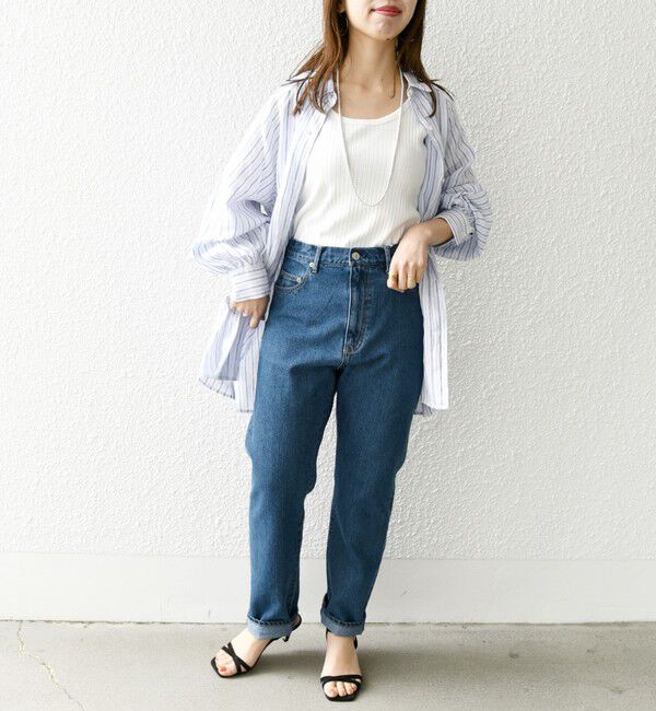SHIPS any「《一部予約》SHIPS any: ハイライズ デニムパンツ［SHIPS any DENIM］」|デニム|