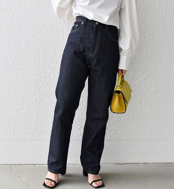 SHIPS any「《一部予約》SHIPS any: ハイライズ デニムパンツ［SHIPS any DENIM］」|デニム|