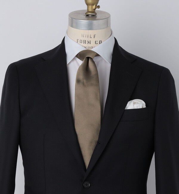 SHIPS「SHIPS: フォサッティ サテン 無地 ネクタイ」|ネクタイ・蝶ネクタイ|