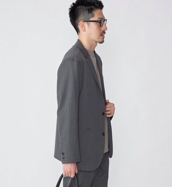 SHIPS「SHIPS: 〈セットアップ対応・手洗い可能〉スーパー140 2ボタン テーラードジャケット」|テーラードジャケット|