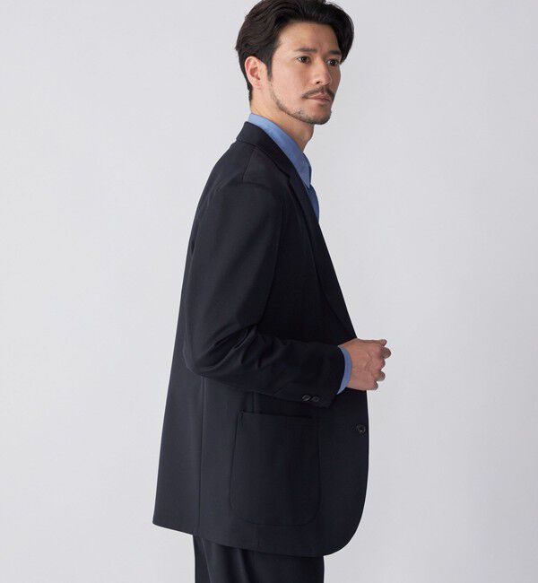 SHIPS「SHIPS: 〈セットアップ対応・手洗い可能〉スーパー140 2ボタン テーラードジャケット」|テーラードジャケット|