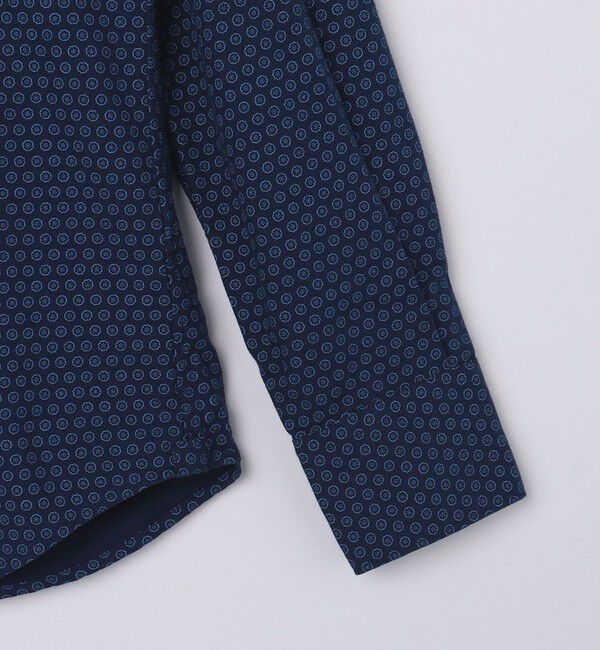 SHIPS Colors 「SHIPS Colors:ワイドカラー プリント ドレス ネルシャツ」|シャツ・ブラウス|