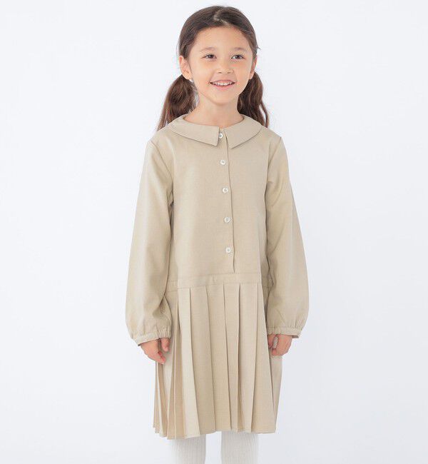 SHIPS KIDS「SHIPS KIDS:100～130cm / プリーツ 切替 ワンピース」|ワンピース|