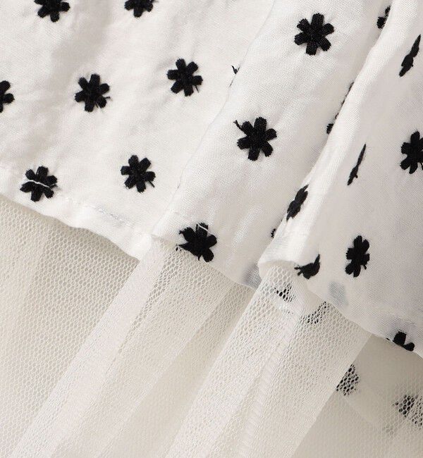 SHIPS any「bon_meur: フラワー エンブロイダリー キャミ ブラウス」|シャツ・ブラウス|