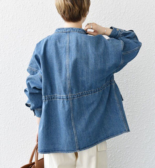 SHIPS any「SHIPS any: デニム ワーク ジャケット［SHIPS any DENIM］」|デニムジャケット|