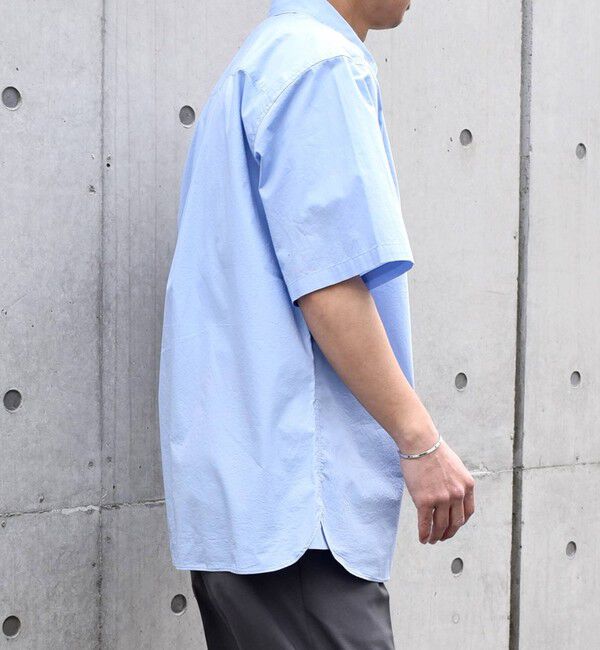 SHIPS any「SHIPS any: ブルーパレット ソリッド / ストライプ リラックス レギュラーカラー シャツ◇」|シャツ・ブラウス|