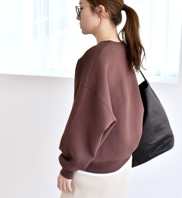 quaranciel「《一部追加予約》quaranciel:〈洗濯機可能〉ポンチ ベーシック コンパクト スウェット」|スウェット・ジャージ|