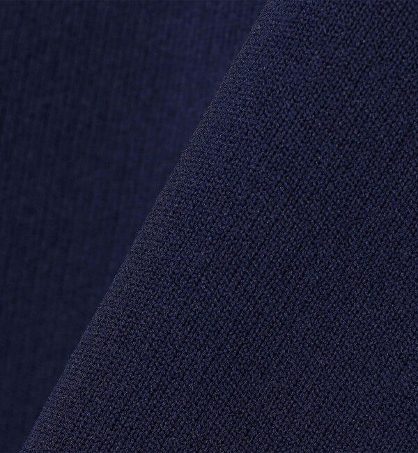 quaranciel「quaranciel:〈手洗い可能〉ニット ノーカラー ダブルジャケット カーディガン」|カーディガン|