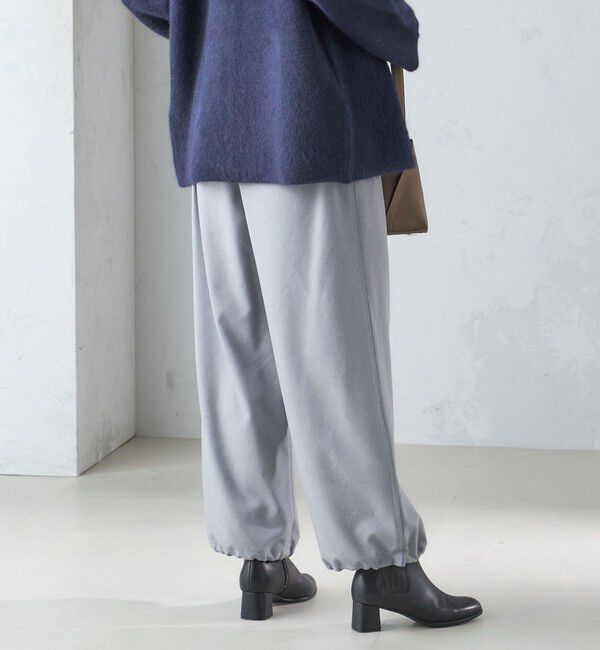 SHIPS for women「〈手洗い可能〉メランジ ツイル ドロスト パンツ」|その他|