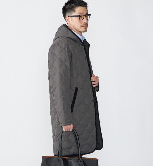 SHIPS「【WEB限定/SHIPS別注】TAION:〈手洗い可能〉ダウン キルティング フードコート」|ダウン|