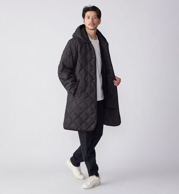 SHIPS「【WEB限定/SHIPS別注】TAION:〈手洗い可能〉ダウン キルティング フードコート」|ダウン|