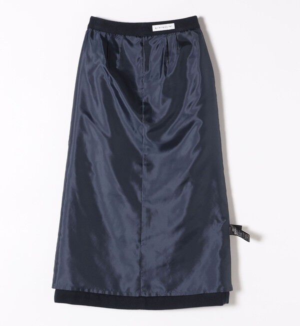 quaranciel「quaranciel:〈洗濯機可能〉ポリエステル サージ タイト スカート」|スカート|