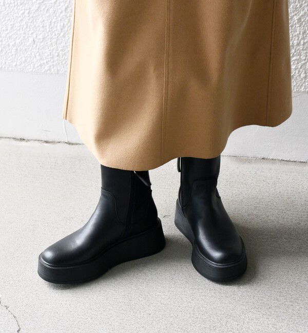 SHIPS any「VELETTO: プラットフォーム ショート ブーツ」|ショートブーツ|