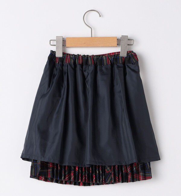 SHIPS KIDS「SHIPS KIDS:110～130cm / チェック プリーツ スカート」|フレア|