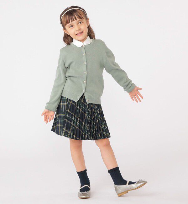 SHIPS KIDS「SHIPS KIDS:110～130cm / チェック プリーツ スカート」|フレア|
