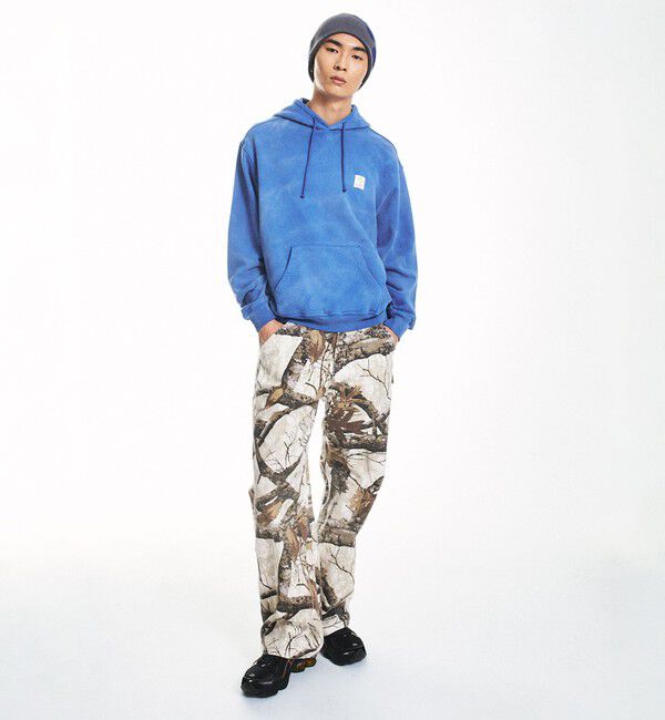 SHIPS「City Ambient Products: フロスト フェード スクエアロゴ スウェット パーカー」|パーカー|