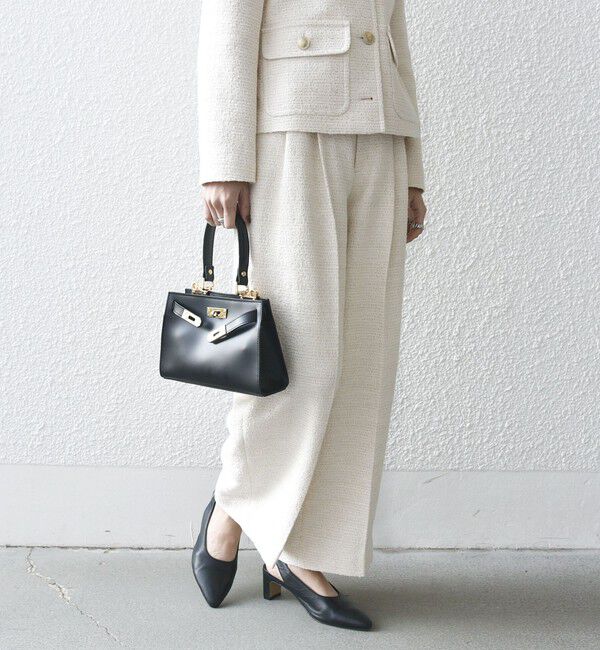 SHIPS any「SHIPS any: ツイード タック セミワイド パンツ［NAVY BLUE］」|その他|