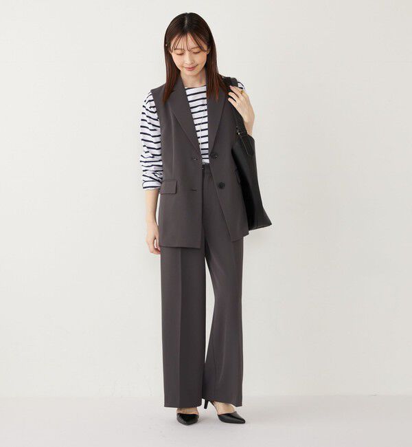 SHIPS Colors 「SHIPS Colors:〈手洗い可能〉シングルボタン ジレ (セットアップ対応可能)◇」|ベスト・ジレ|