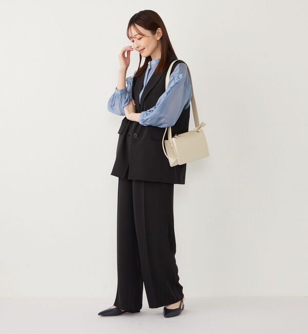 SHIPS Colors 「SHIPS Colors:〈手洗い可能〉シングルボタン ジレ (セットアップ対応可能)◇」|ベスト・ジレ|