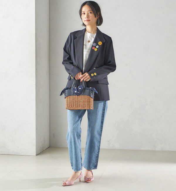 SHIPS for women「【SHIPS別注】A VACATION: 50th ANNIV RATTAN S」|かごバッグ|