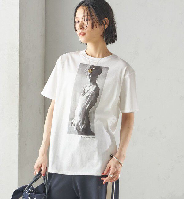 SHIPS for women「【SHIPS別注】COUTURE D'ADAM:50th ANNIV Sam Haskins フォト TEE」|Tシャツ・カットソー|