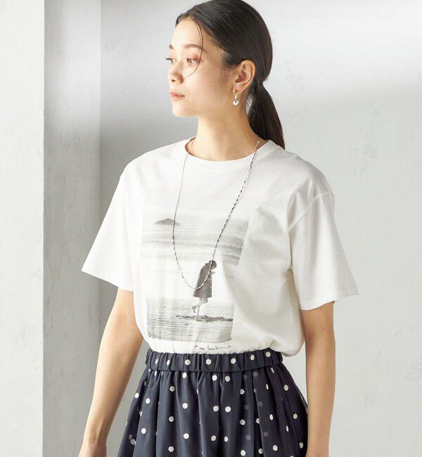 SHIPS for women「【SHIPS別注】COUTURE D'ADAM:50th ANNIV Sam Haskins フォト TEE」|Tシャツ・カットソー|
