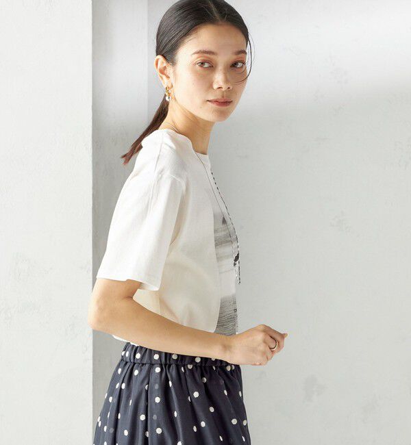 SHIPS for women「【SHIPS別注】COUTURE D'ADAM:50th ANNIV Sam Haskins フォト TEE」|Tシャツ・カットソー|