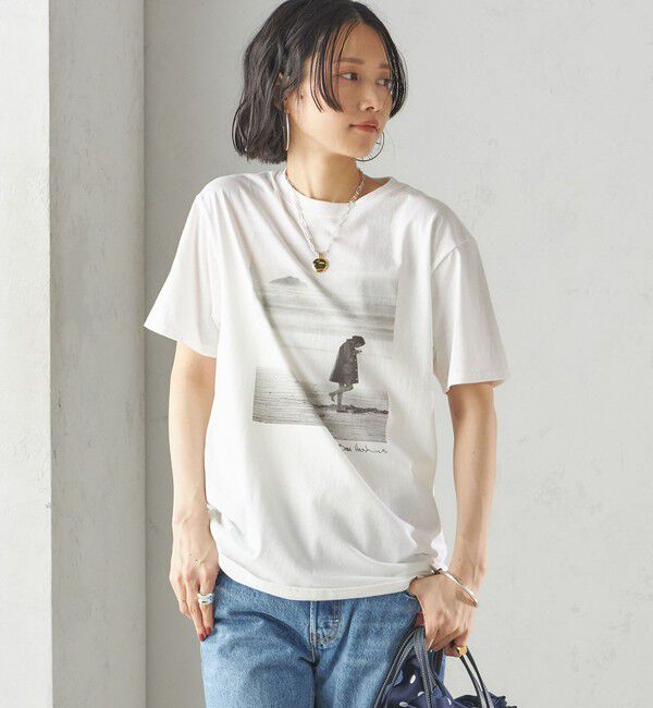SHIPS for women「【SHIPS別注】COUTURE D'ADAM:50th ANNIV Sam Haskins フォト TEE」|Tシャツ・カットソー|