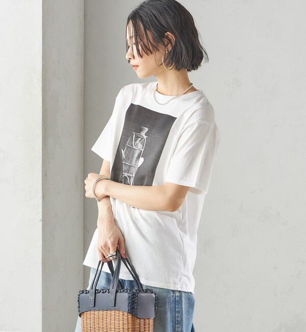 SHIPS for women「【SHIPS別注】COUTURE D'ADAM:50th ANNIV Sam Haskins フォト TEE」|Tシャツ・カットソー|