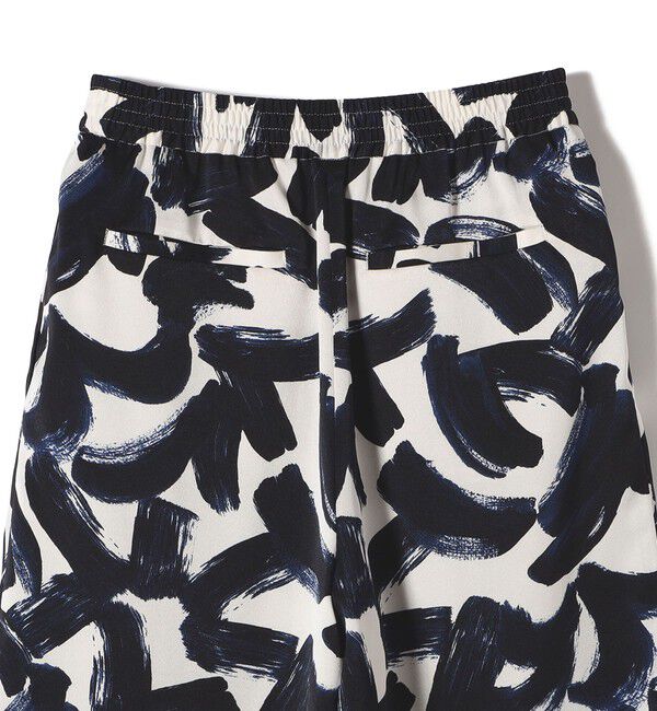 SHIPS for women「〈手洗い可能〉サテン プリント ドロスト パンツ」|その他|