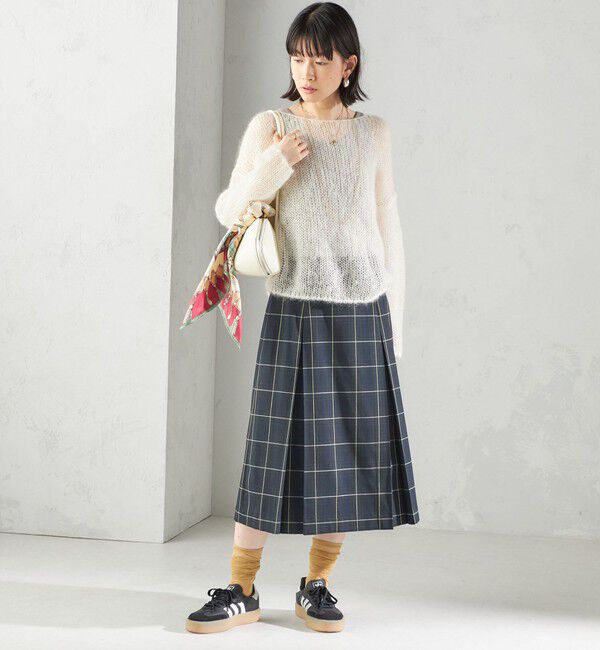 SHIPS for women「モヘヤ メッシュ プルオーバー」|ニット・セーター|