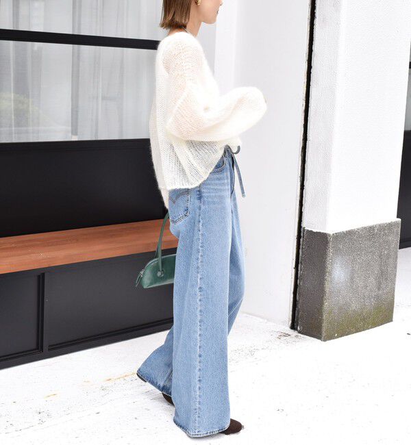 SHIPS for women「モヘヤ メッシュ プルオーバー」|ニット・セーター|