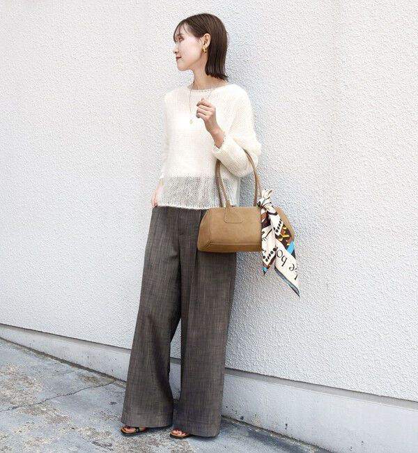 SHIPS for women「モヘヤ メッシュ プルオーバー」|ニット・セーター|