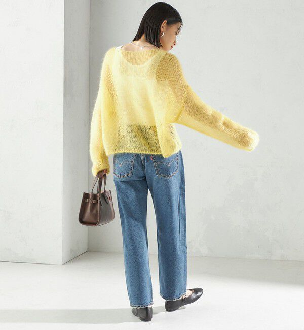 SHIPS for women「モヘヤ メッシュ プルオーバー」|ニット・セーター|