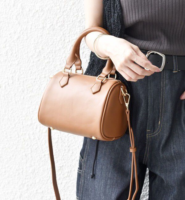 SHIPS any「《追加予約》VELETTO: 2WAY ショルダー ミニ ボストン バッグ」|ボストンバッグ|