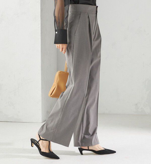 SHIPS for women「〈洗濯機可能〉マルチ ファンクション ワイド スラックス」|その他|