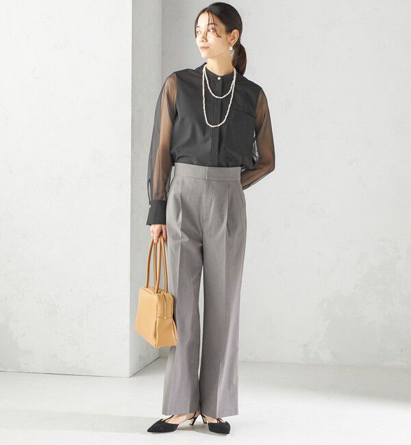 SHIPS for women「〈洗濯機可能〉マルチ ファンクション ワイド スラックス」|その他|