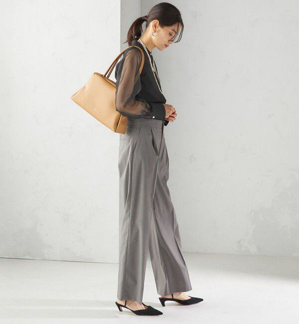 SHIPS for women「〈洗濯機可能〉マルチ ファンクション ワイド スラックス」|その他|