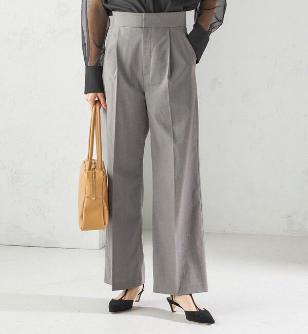 SHIPS for women「〈洗濯機可能〉マルチ ファンクション ワイド スラックス」|その他|