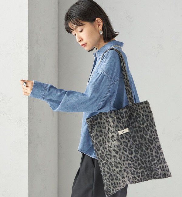SHIPS for women「【SHIPS別注】Uhr:レオパード トート バッグ」|トートバッグ|