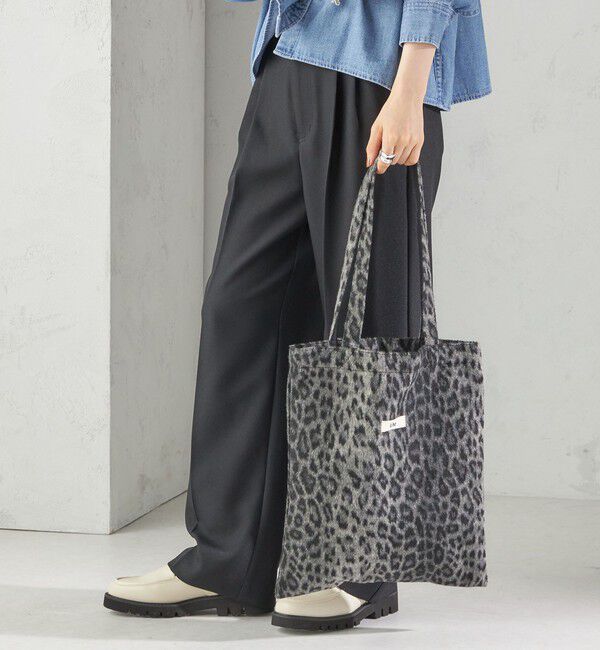 SHIPS for women「【SHIPS別注】Uhr:レオパード トート バッグ」|トートバッグ|