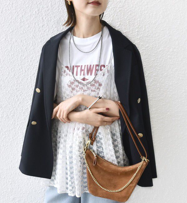 SHIPS for women「〈手洗い可能〉フラワー チュール 刺繍 チュニック ワンピース」|チュニック|