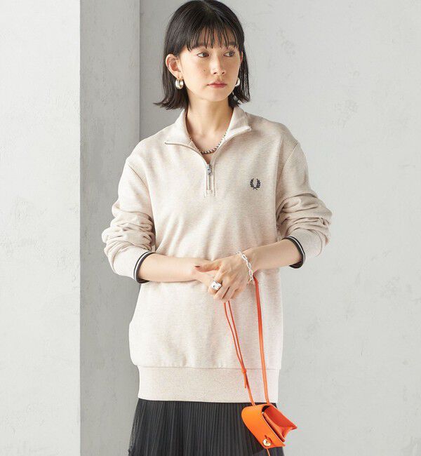 SHIPS for women「FRED PERRY: M3574 HALF ZIP SHIRT」|スウェット・ジャージ|