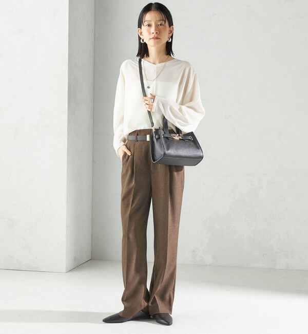 SHIPS for women「ベルト デザイン レザー バッグ」|ショルダー・メッセンジャー|