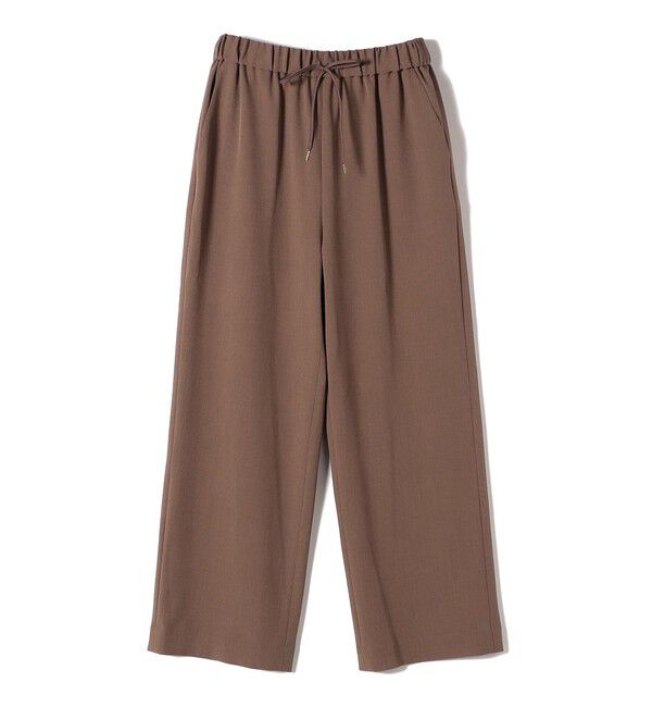 SHIPS for women「〈UVカット/防シワ加工〉梳毛調 ストレッチ ドロスト パンツ」|その他|