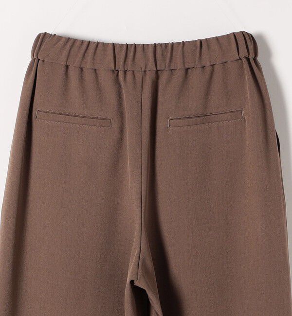 SHIPS for women「〈UVカット/防シワ加工〉梳毛調 ストレッチ ドロスト パンツ」|その他|