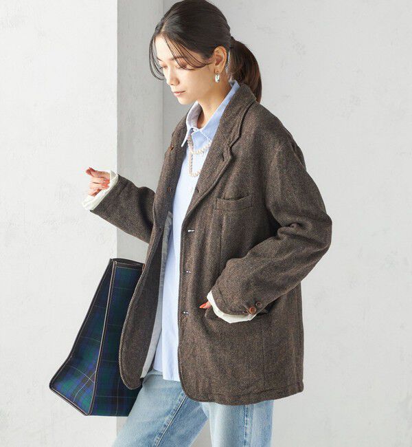 SHIPS for women「【SHIPS別注】Jane smith: 50th ANNIV ブリティッシュ ウール ジャケット」|テーラードジャケット|